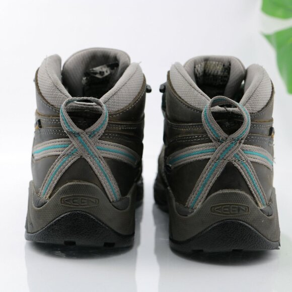 Keen Womens Detroit XT Work Boot Size 7 Gray Leather Waterproof Utility SteelToe - Picture 7 of 12